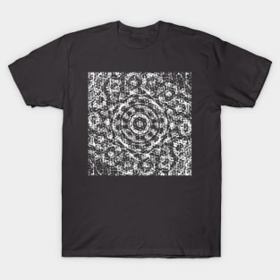 Abstract Op Art Quasi Crystal Vintage Waves T-Shirt